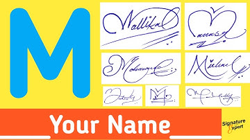 M Signature Style | Signature Style Of My Name (M Signature)
