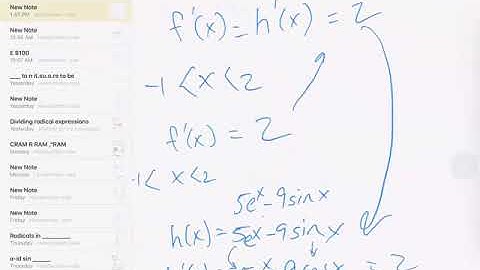 Calculus AB Unit 2 FRQ 1&2