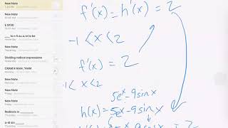Calculus AB Unit 2 FRQ 1&2