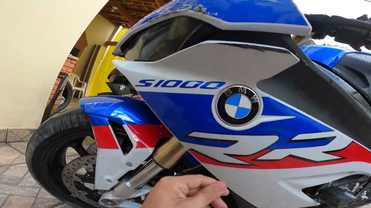 COMO FICOU A S1000RR DEPOIS DO ACIDENTE