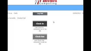 Time Clock Tutorial Via Internet