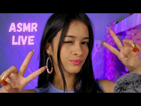 ASMR LIVE com os melhores triggers