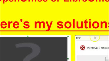 How to add a video to OpenOffice & LibreOffice