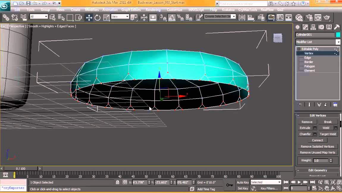 Photorealistic Beer Bottle in 3D Studio Max - Part 3 - YouTube