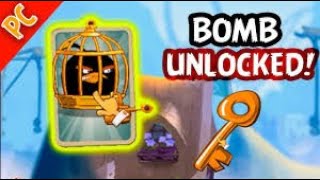 Playing Angry Birds 2, I unlocked Bomb!!! screenshot 4