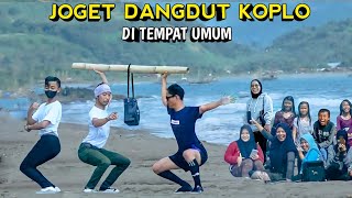 JOGET DANGDUT KOPLO DI TEMPAT UMUM.. NGAKAK PARAH