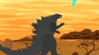 Godzilla 2019 And Nuclear Godzilla 2019 Test ( Not Copy )