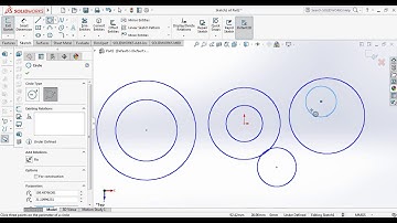 SolidWorks Tutorial - Circle Command Explanation