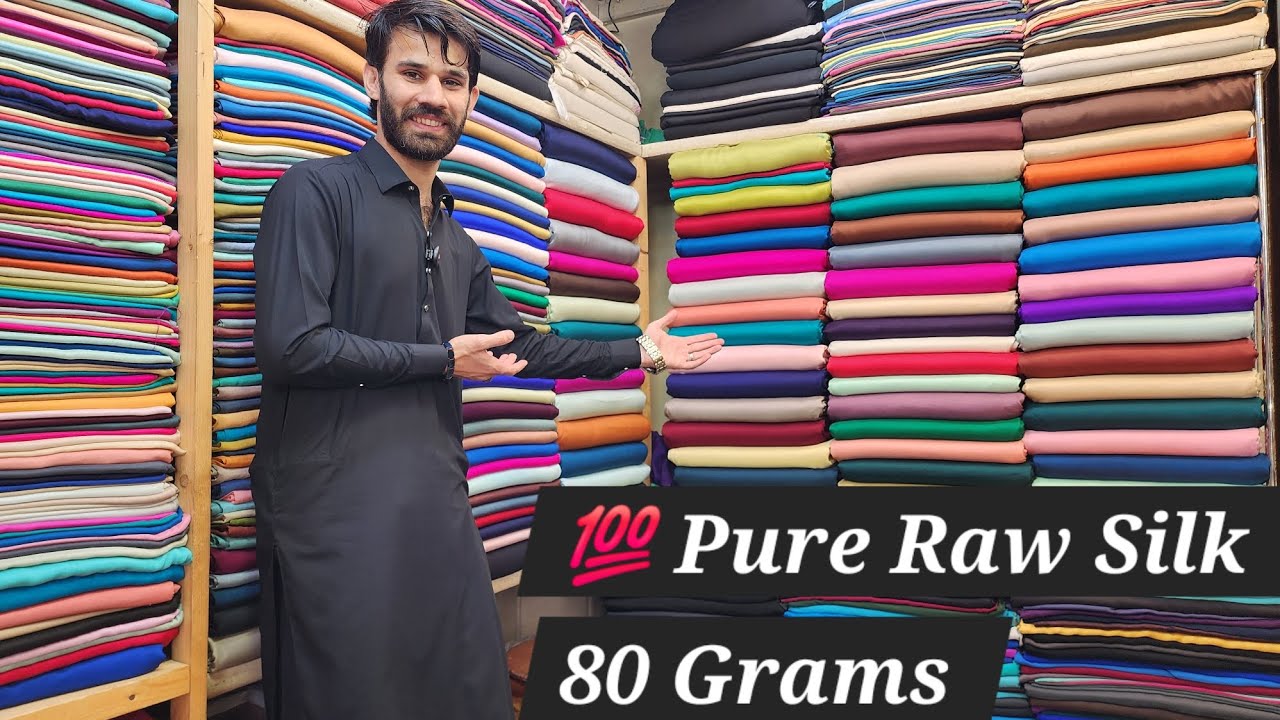 Pure Raw Silk 80 Grams New Colours Arrivals Pure Organza Pure Shamoz Silk Pure China Silk