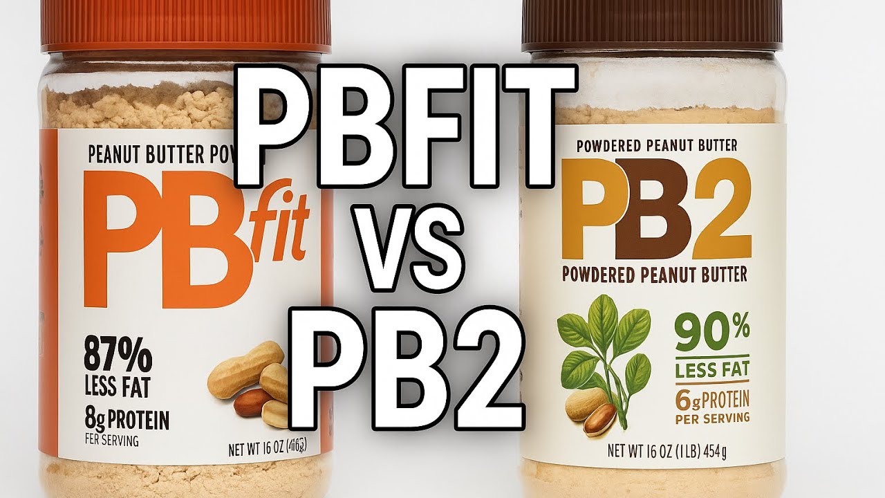 Low-Fat Peanut Butter Alternatives: PBfit vs PB2