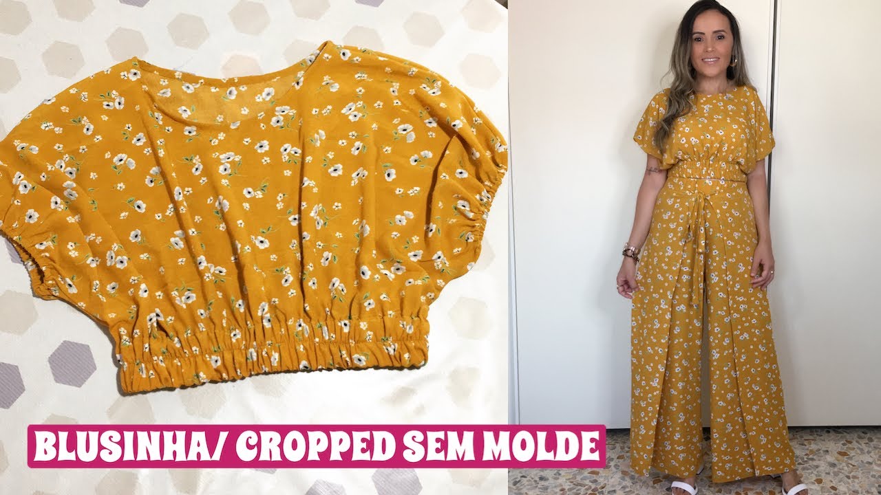 DIY PARTE 1: BLUSINHA / CROPRED (SEM MOLDE)