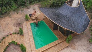 No Talking Building Most Craft Bamboo House Villa And Swimming Pools