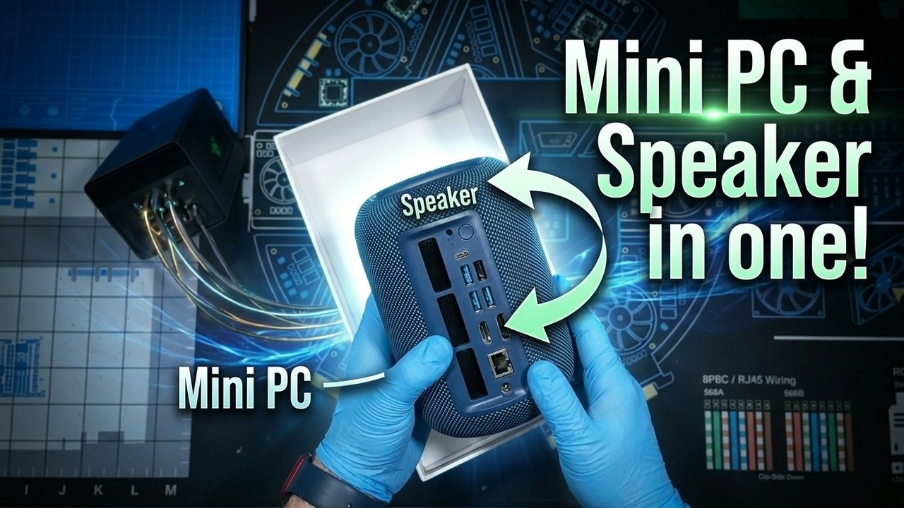Soayan EXR1 Mini PC Review! Linux to Windows install! USB4 Gameplay ...