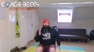 Seated sprints exercise tutorial