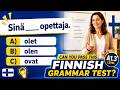 Finnish Grammar Test for Beginners | A1.3 Level Quiz