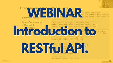 Introduction to RESTful API, Webinar 2021-02-19