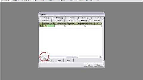 Logbook Pro Desktop - Initial Program Setup