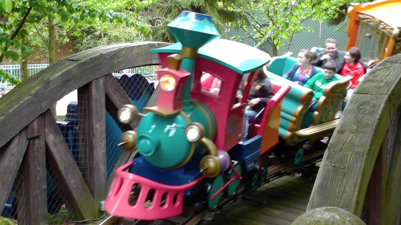 Casey Jr. - le Petit Train du Cirque (Full Ride POV, Backwards) at Disneyland Paris
