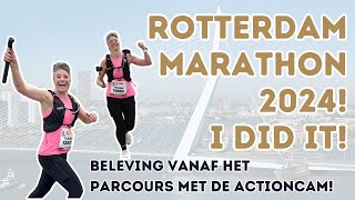 Marathon Rotterdam 2024, vanaf het parcours gefilmd! #hardlopen #rotterdammarathon