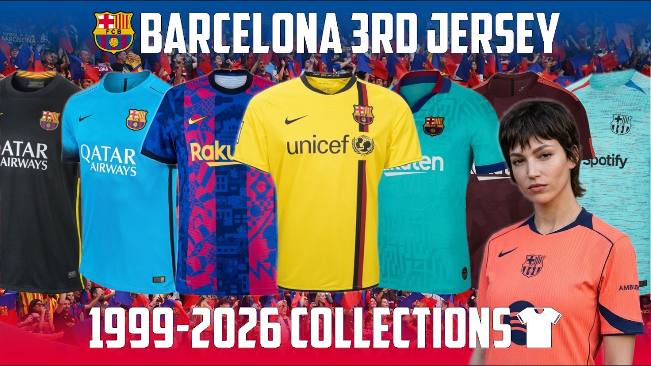 BARCELONA 3RD JERSEY COLLECTIONS [ 1999-2026 ]