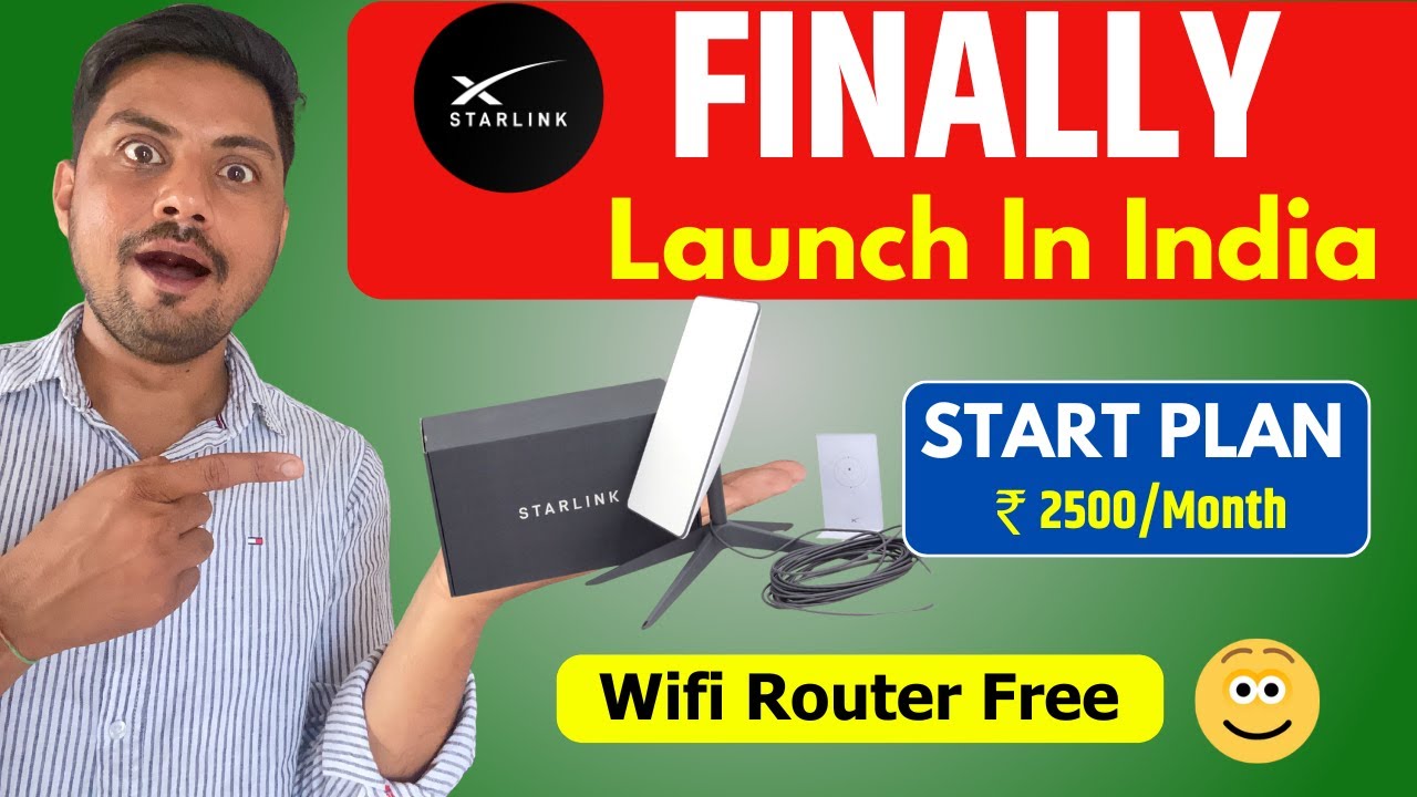 Elon Musk का Starlink India Launch 🔥 | ₹2500/Month Satellite Internet Full Details