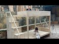 Build a wooden double-decker bed for children // Woodworking plan