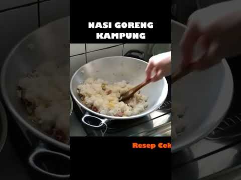 Menu Masakan Nasi Goreng Kampung #shorts Yang Sangat Enak