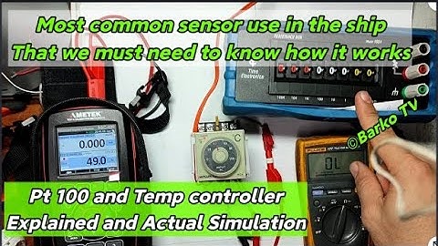 How and What is Pt 100 and temperature controller | How to simulate