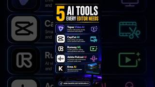 5 AI tools every video editor should know! 🚀