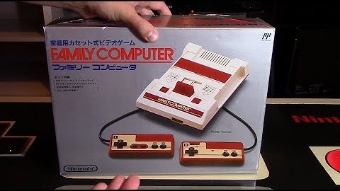 Family Computer (FAMICOM) Unboxing | Nintendo Collecting