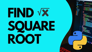 Python program to find square root of a number #squareroot