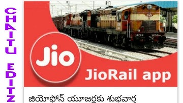 Jio phone feature on Jio Rail apk in telugu//Jio Rail apk Features in telugu