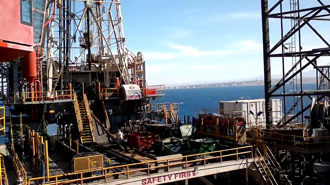 Awesome offshore Jackup rig from inside like 5 stars hotel
