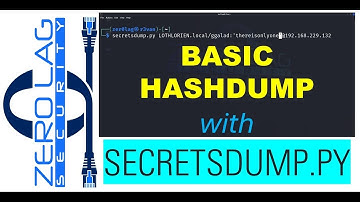 Basic hashdump with secretsdump.py