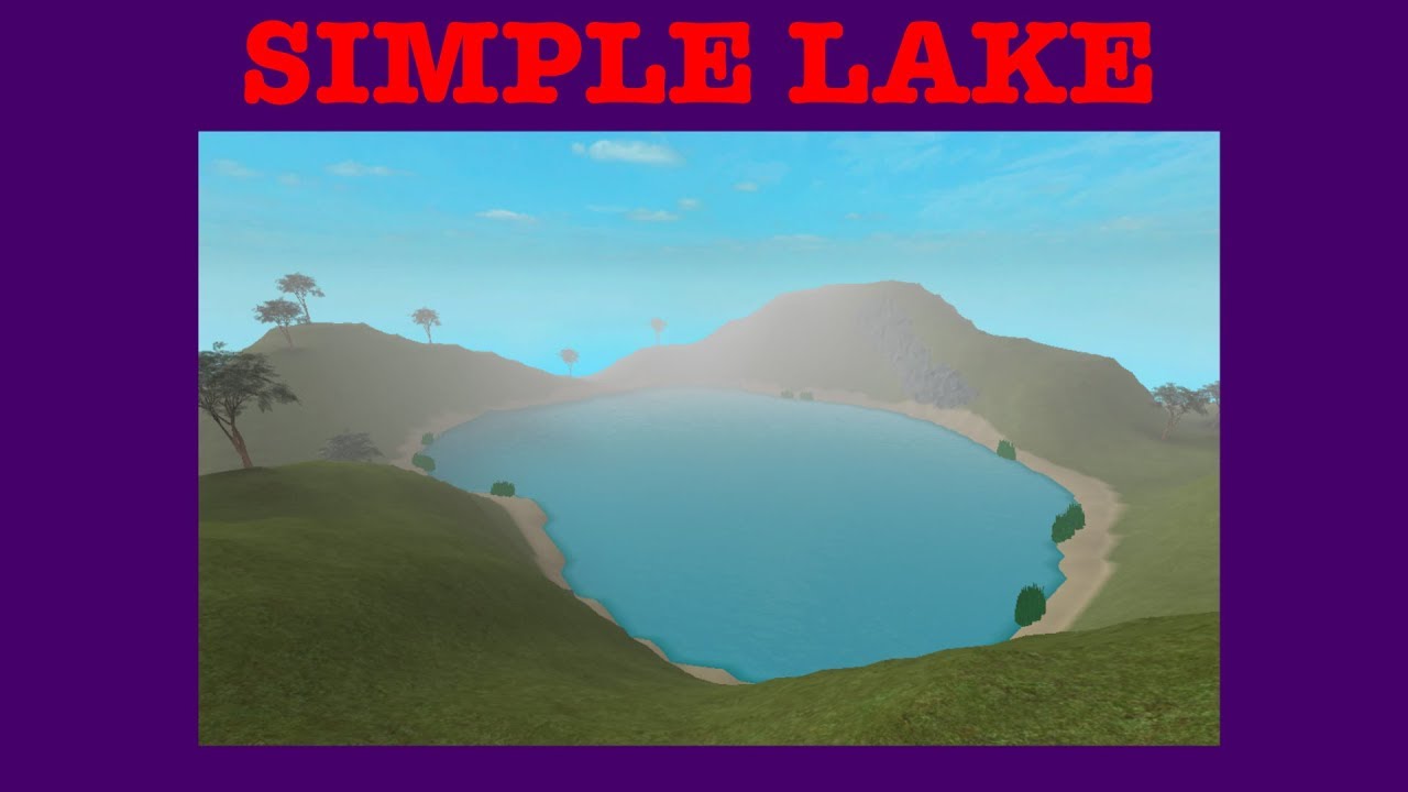 Roblox Studio Creating Simple Lake Youtube - roblox lake