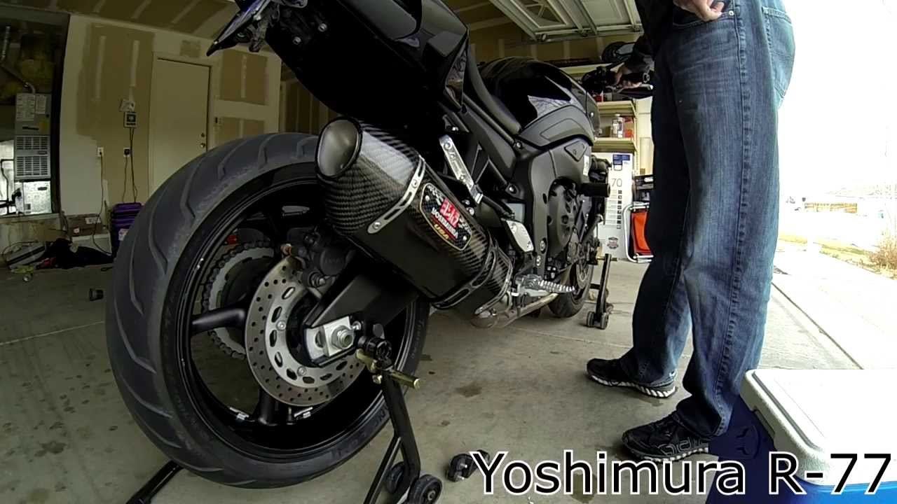 FZ8 with Yoshimura R 77 Exhaust