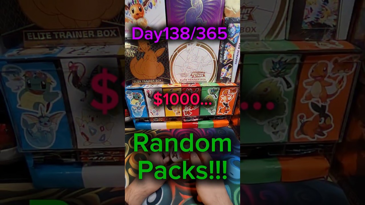 Day138/365 $1000 worth from Random Packs! 