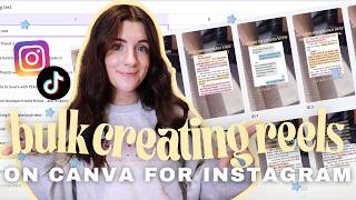 Full how i bulk create reels for instagram using canva News