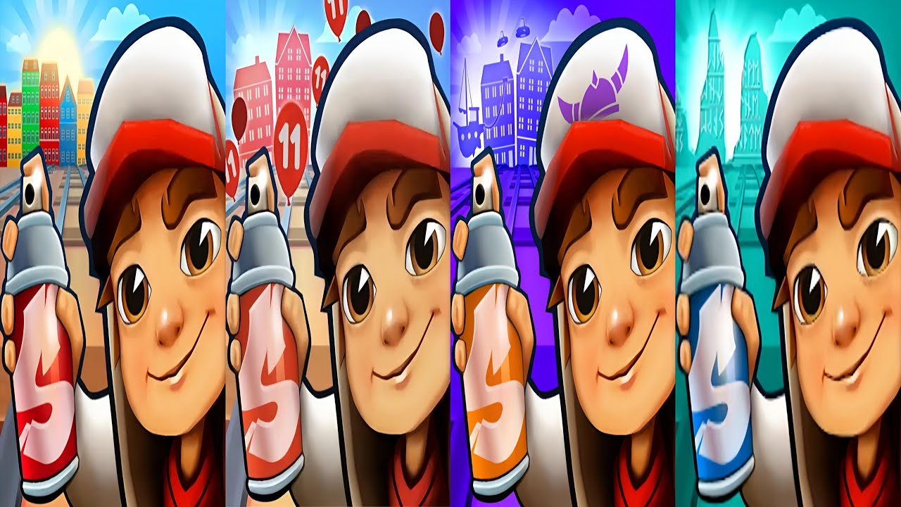 Subway Surfers : Copenhagen 200th Tour 2025 🆚 Copenhagen 2023 🆚 Copenhagen 2022 🆚 Copenhagen 2021