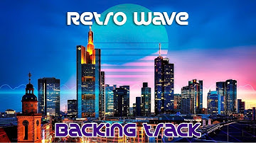 Retrowave Guitar Backing Track in Em (80s Synth Pop, Retrowave music)