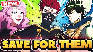 WHO TO SAVE & SUMMON NEXT! MAY SUMMON GUIDE! | Black Clover Mobile