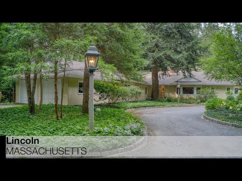 110 Old Concord Road, Lincoln, MA home video tour
