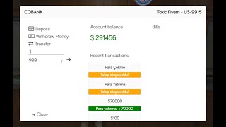 FiveM |   Bank script #70 ★Free Download ★