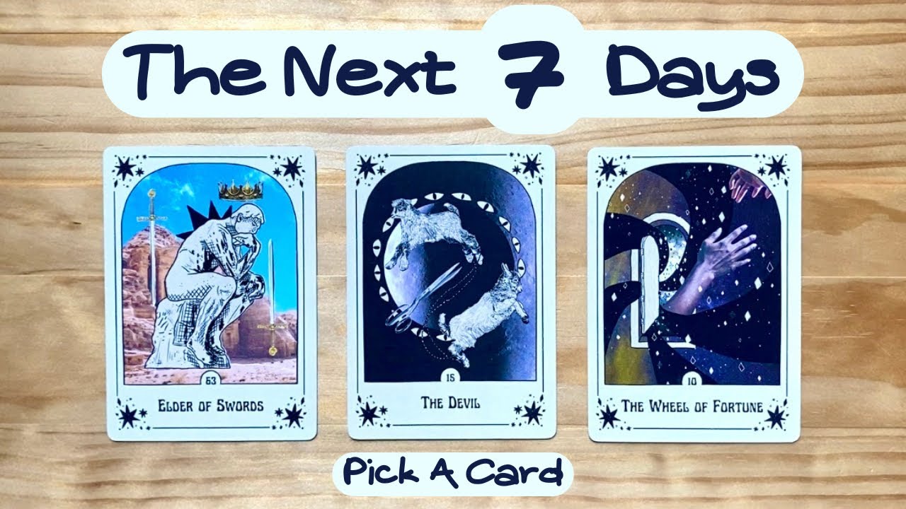 What’s Coming? 🔮 Your WEEK Ahead Tarot 🌀 The Next 7 Days PICK A CARD