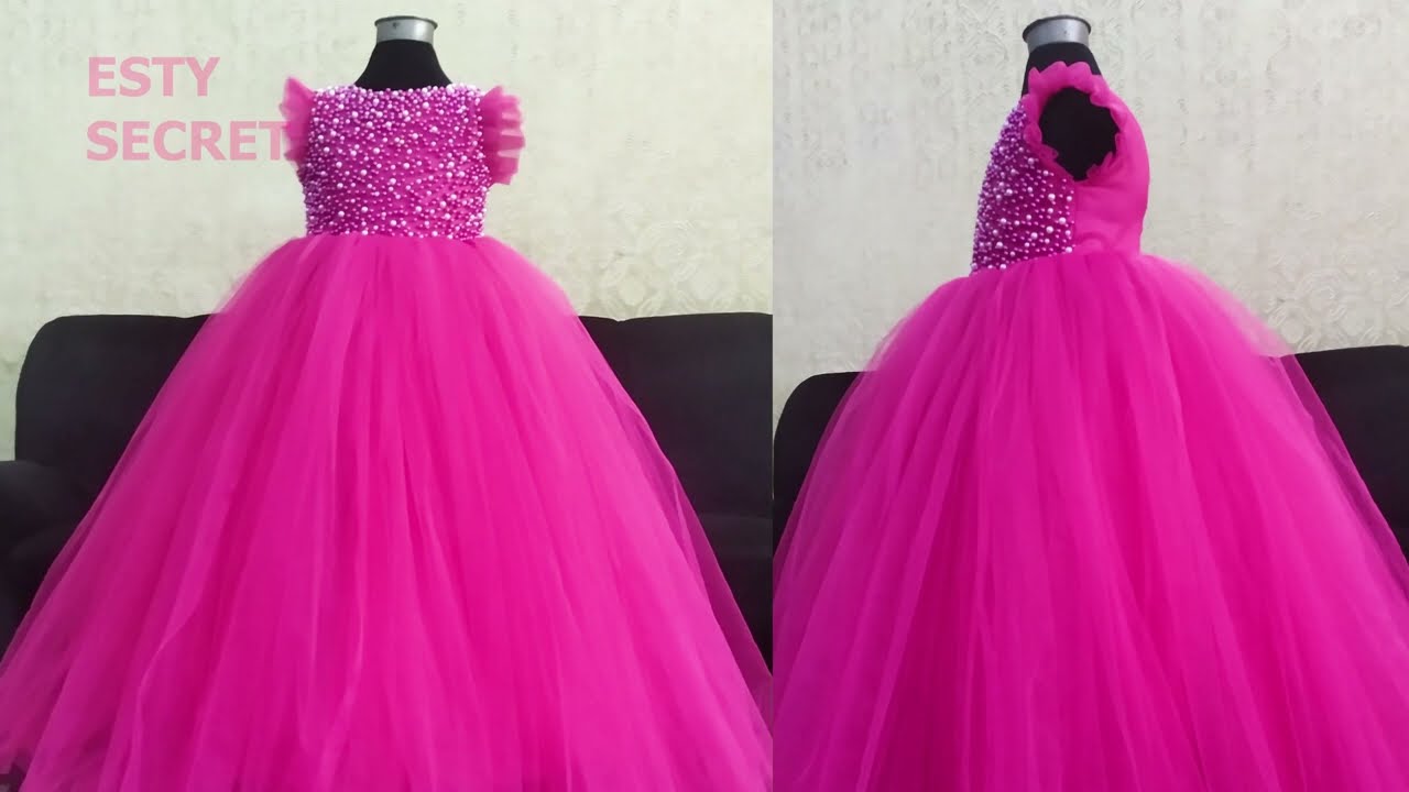 A-line Tulle Ruffled Dress | Girls communion dresses, Ball gowns, Girls  first communion dresses