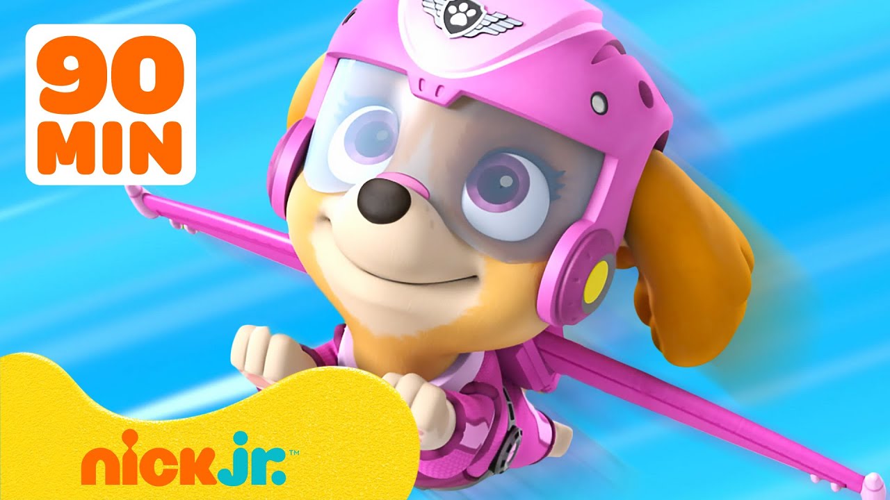 PAW Patrol Skye's Best Rescues & Adventures! #2 🛫 90 Minutes | Nick Jr ...