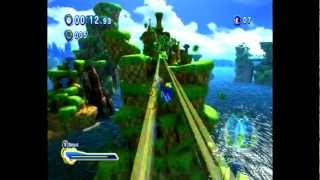 Sonic Generations | Green Hill 1:54.45 (no Skills)
Im very good at this game do to my skills from Sonic Unleashed(and maybe Colors) they are pretty much the same, just with some diferences, one, drifting is RT instead of B and sonic looks like he was spindashing, two, homing attack is no longer X its now A, three ring dash its still Y, but it must be some glowing rings to be able to do so wich it sucks, four, doesnt the boost seem a little bit overpowered? I mean look how you get boost, getting rings,tricks, and defeating enemie, that is too much, Sonic Unleashed, you get boost by rings, thats it, its fair, Sonic Colors, boost is underpowered in this one, but its fine, it trys to go into the adventure games, you get boost by, getting white wisps or by defeating enemies, but not all enemies will give you boost, fair enough for the Adventure lover, well if there were more 3D areas it could be good, 2D sections makes the Classic sonic games look good, Im not a classic fanboy, obviusly. As long as Sonic Generations has boost in modern, I will be happy, just not with that overpowered way to get boost, ill make another video of me doing this level WITHOUT using the boost AT ALL, you can do that you still get S rank by it, Ill prove it. Sonic Generations | Green Hill 1:54.45 (no Skills)