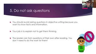 Mr. Neal's ELL Classes - A Lesson on Writing Objectively (Week 4, Lesson 2)