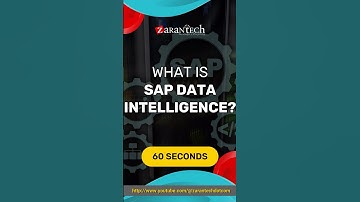 What is SAP Data Intelligence | ZaranTech #shorts