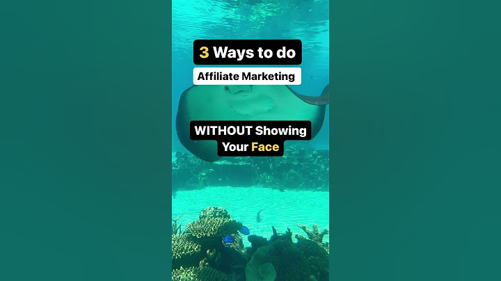 Faceless Affiliate Marketing